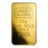 50g Credit Suisse Gold Bar