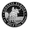 Tokelau Silver Goddess Europa 1 oz Coin - Misc. Dated