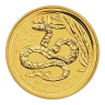 Australian Perth Mint Gold Lunar Coin - Year of the Snake, 2 oz - 2013
