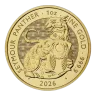 Pre-Owned 2026 UK Tudor Beasts Seymour Panther 1oz Gold Coin