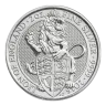 Pre-Owned 2016 UK Queen's Beasts The Lion 2oz Silver Coin - VAT Free
