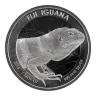 Pre-Owned 2015 Fiji Banded Iguana 1oz Silver Coin in Certi-Lock - VAT Free