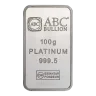100 g ABC Platinum Minted Bar
