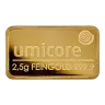 2.5 Gram Umicore Gold Bar