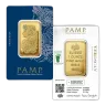1 oz Gold Bar - PAMP Lady Fortuna Veriscan (Carded)