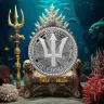 Scottsdale Mint 2025 Barbados Trident 1oz Silver Coin in Capsule (1oz)