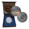 Custom Engraved 1oz .999 Fine Silver Poker Chip Big Blind Button Marker with Gift Box