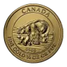 2015 1/4 Oz Canadian Polar Bear & Cub Gold Coin - BU
