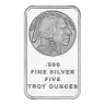 5 oz Silver Buffalo Bar