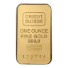 1 oz Vintage Gold Bar Credit Suisse